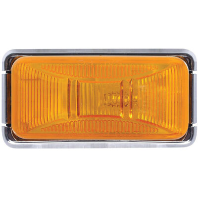 Optronics Trailer Marker/Clearance Light With Chrome Base, Amber